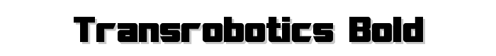 TransRobotics Bold font